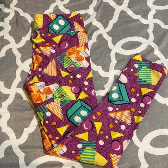 Lularoe Disney Mickey shaped One Sized leggings - Picture 1 of 3